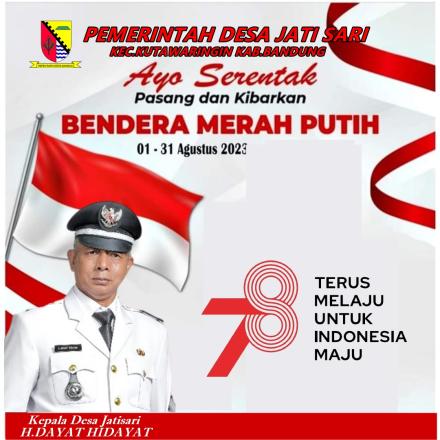 PEMASANGAN BENDERA MERAH PUTIH SERANTAK 